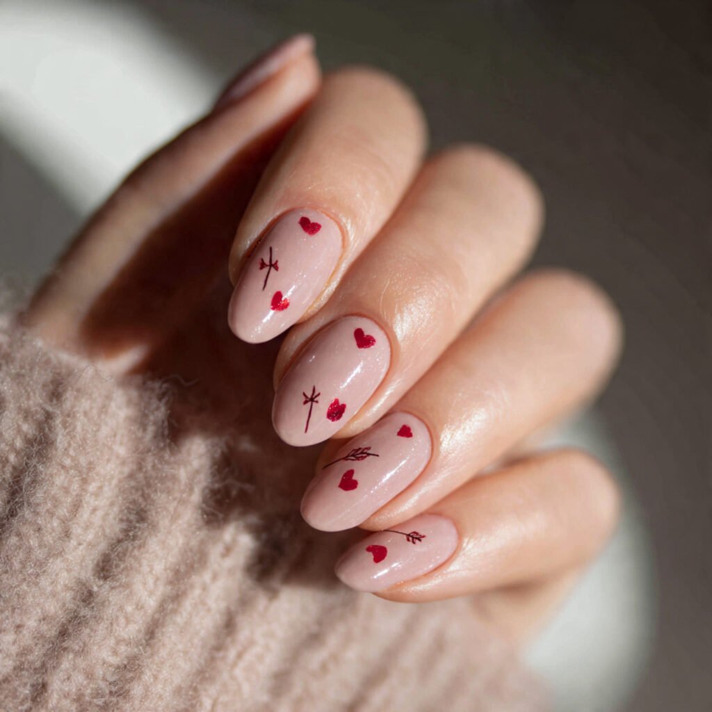Cute Valentines Nail Ideas