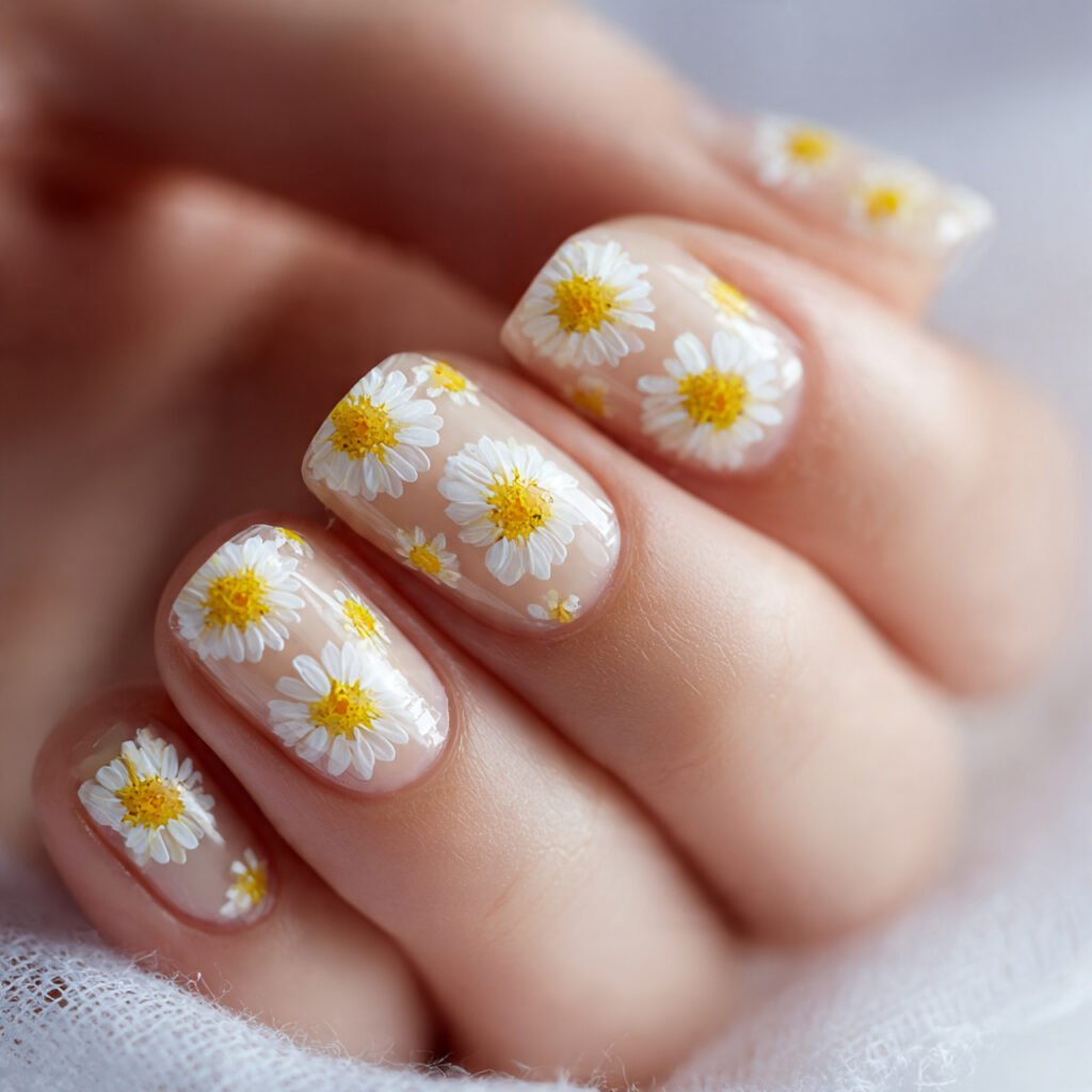 Daisy Nail Ideas