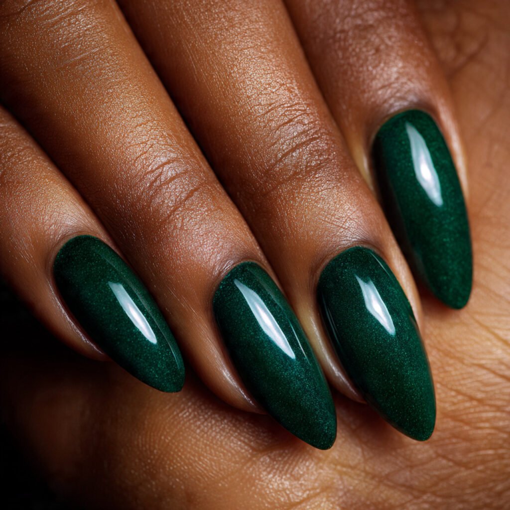 Emerald Green Nail Ideas