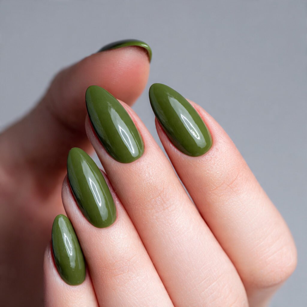 Green Gel Nail Ideas