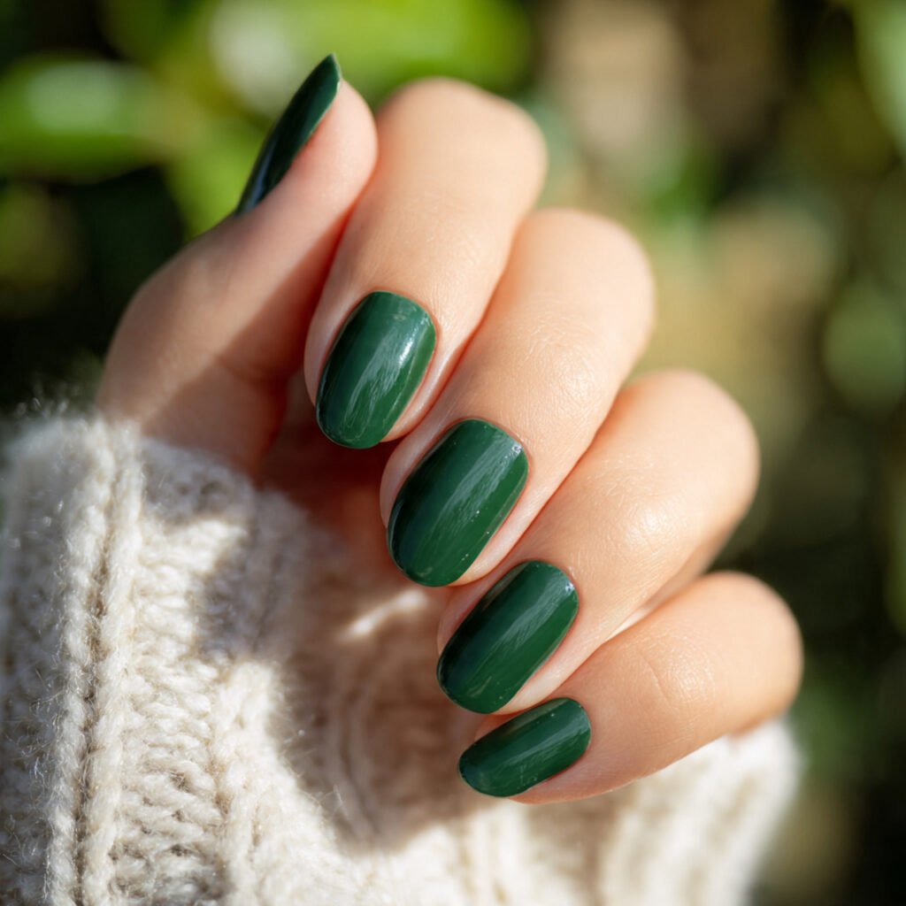 Green Short Nail Ideas