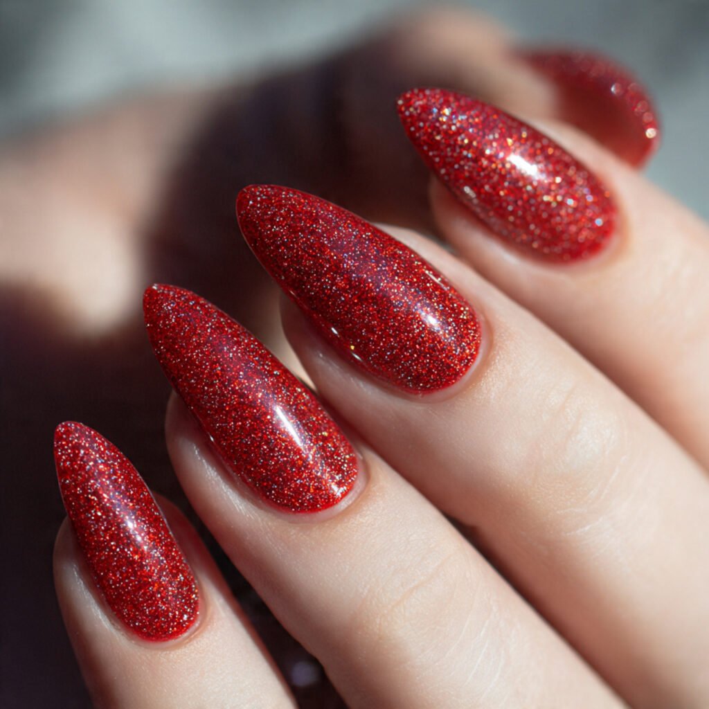 Red French Tip Nail Ideas