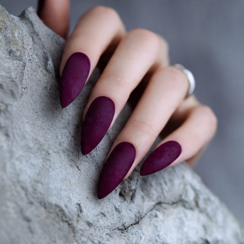 Dark Grape Matte Texture Pattern