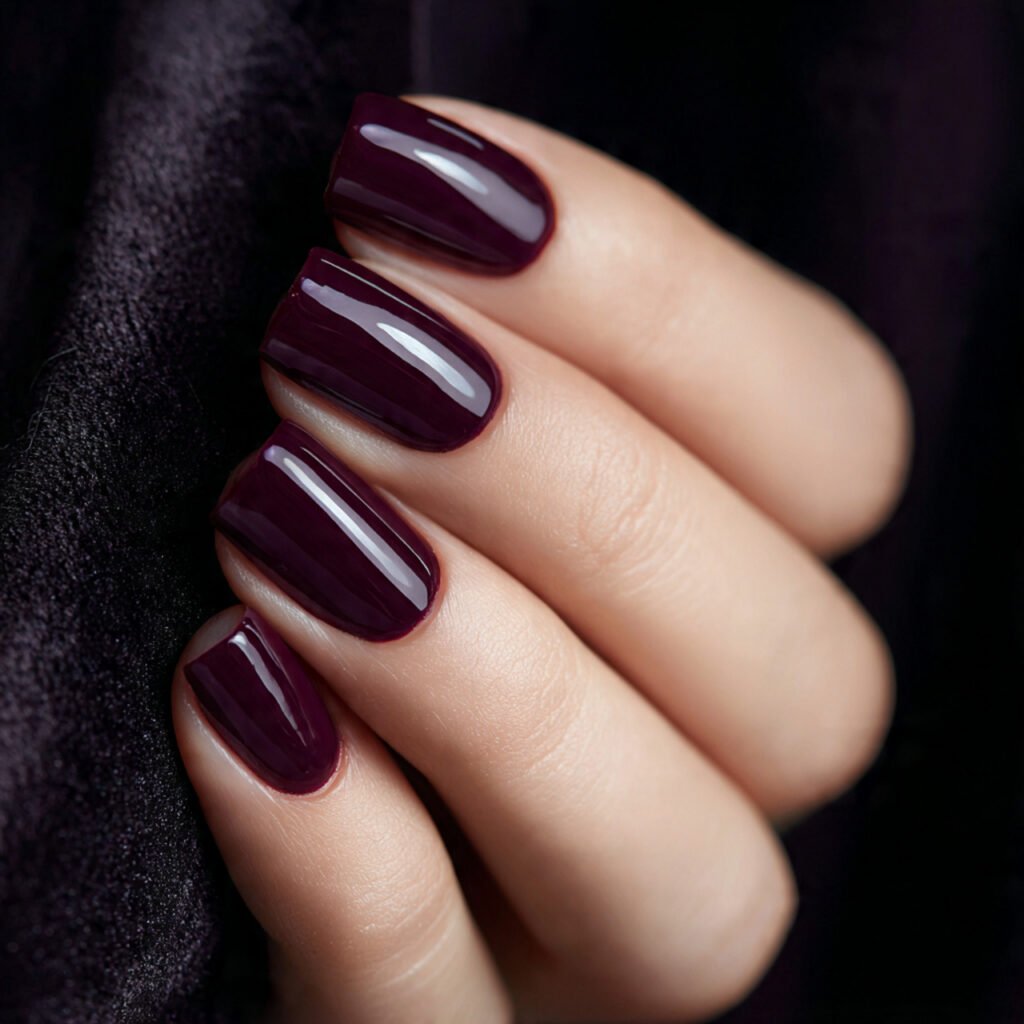 Deep Royal Plum Glossy Finish