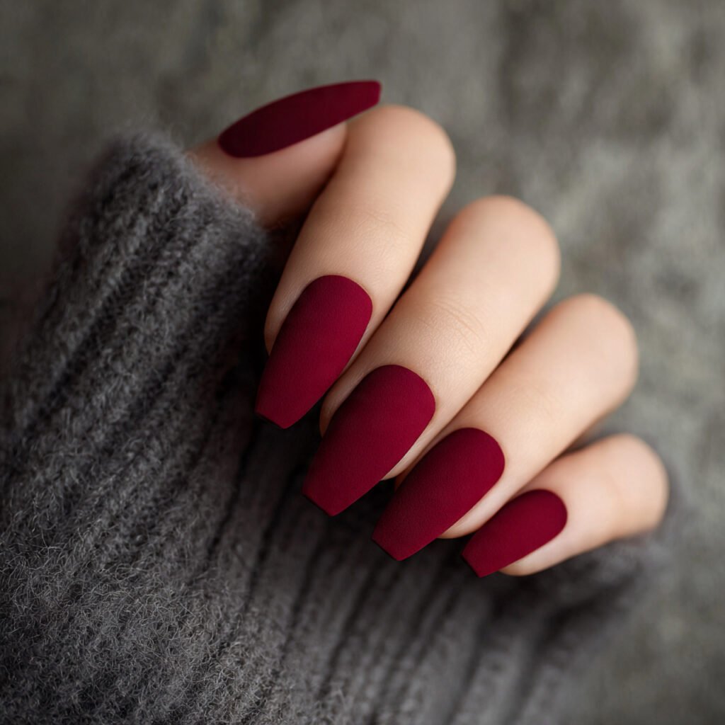 Matte Velvet Crimson