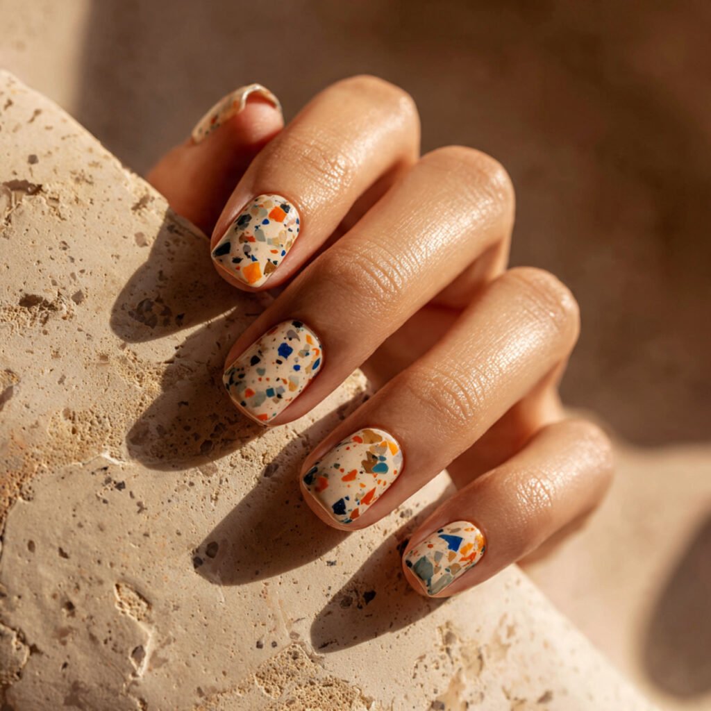 Abstract Terrazzo Stone Patterns