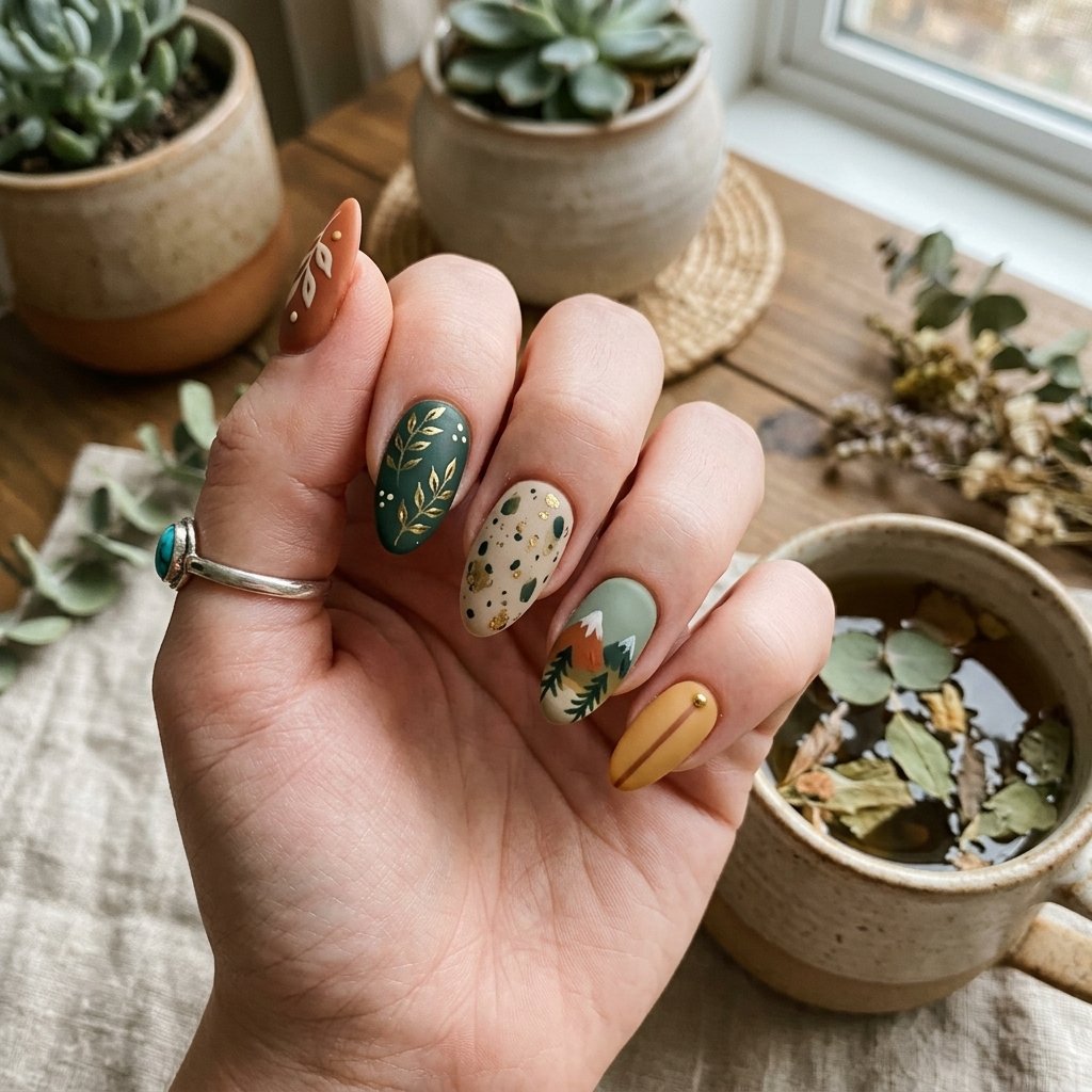 Earthy Nail Ideas: 28 Stunning Looks Straight From Nature 2 Best Earthy Nail Ideas to Try This Season