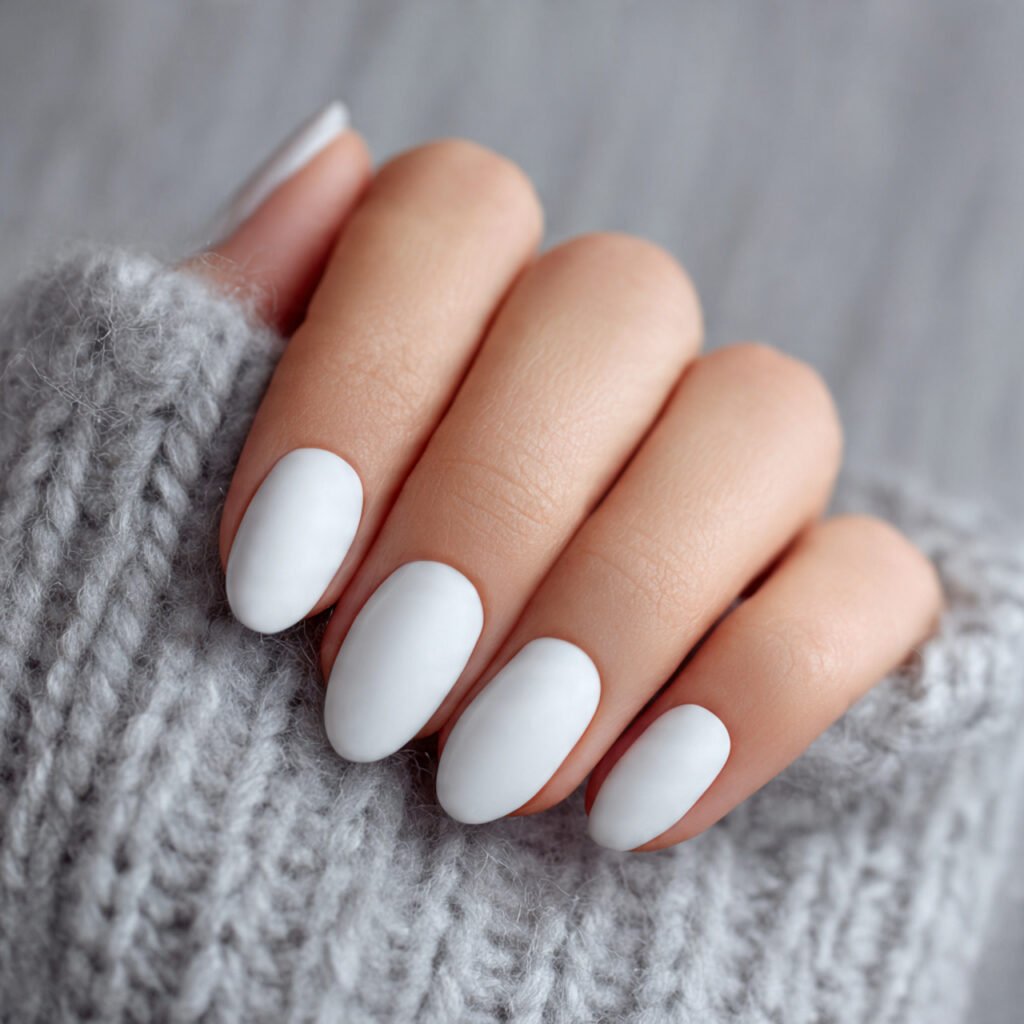 Shimmering Iridescent White Pearl Finish