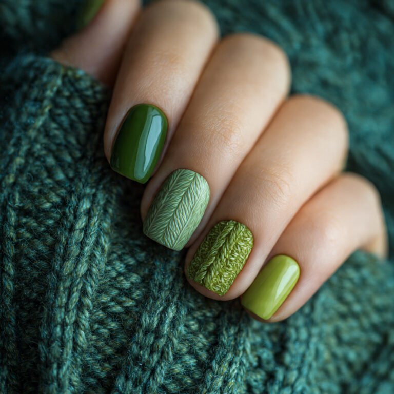 green nail ideas