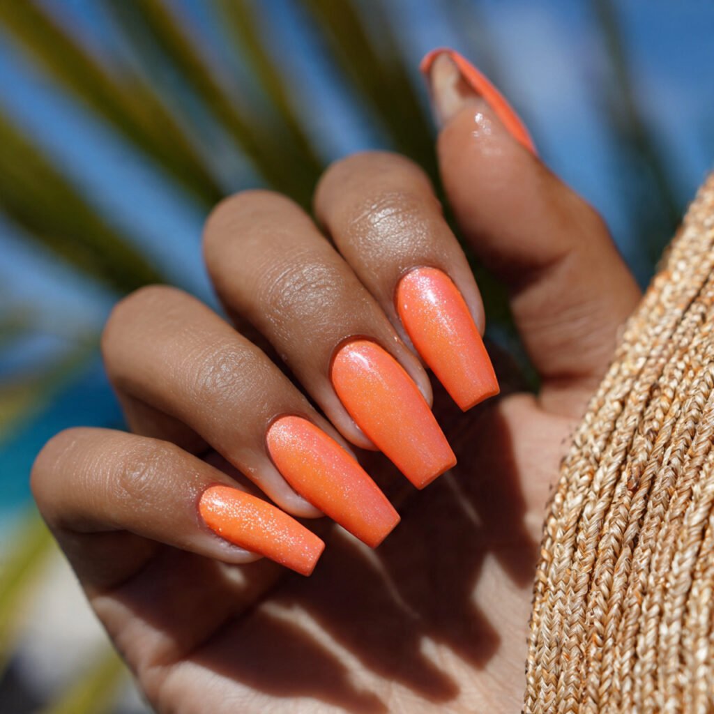 Sun-Kissed Coral Tones