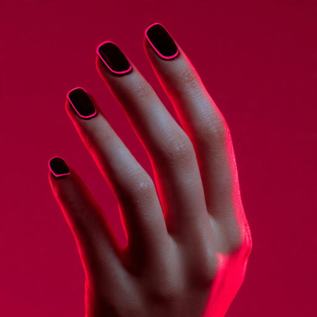 Electric Neon Outlines