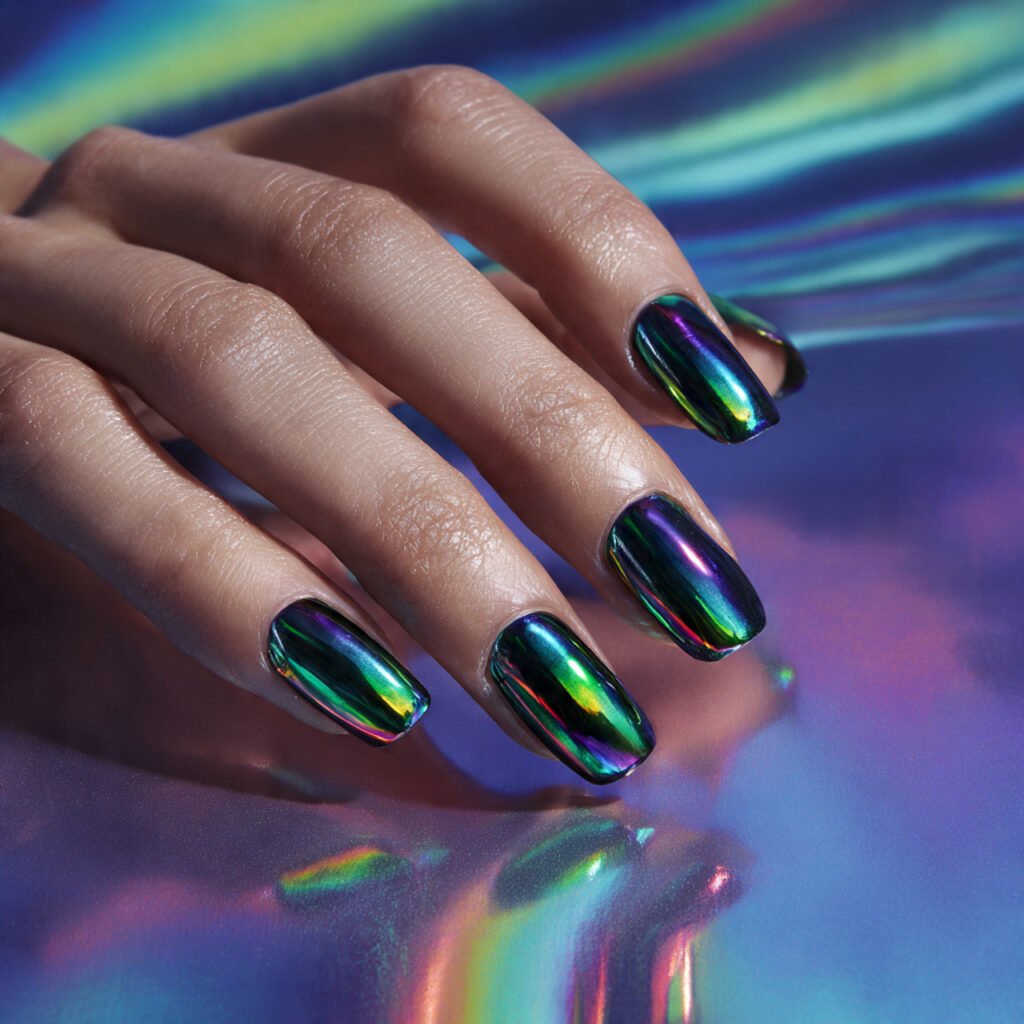 Iridescent Oil Slick