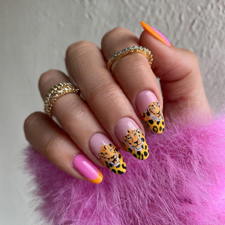 leo nail ideas