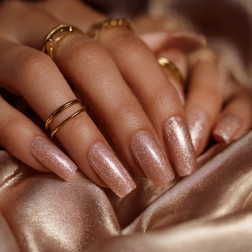 Rose Gold Shimmer Elegance
