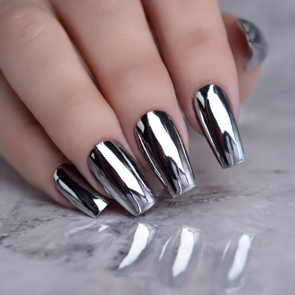 Metallic Silver Chrome