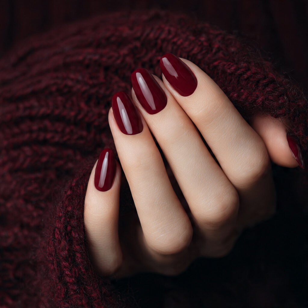 Moody Burgundy Wine