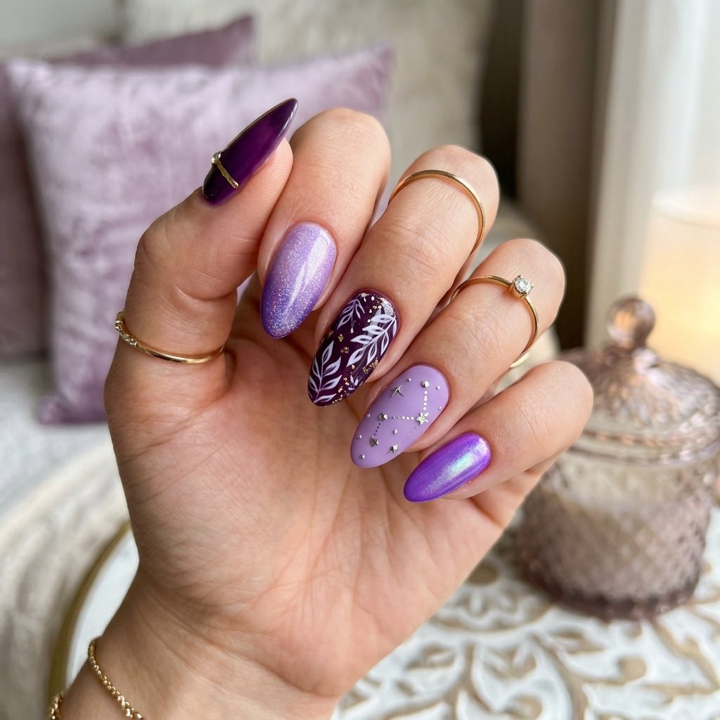 Best purple nail ideas to try