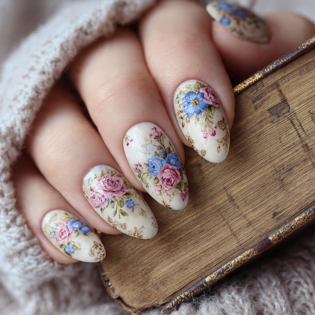 Vintage Floral Bouquet Details