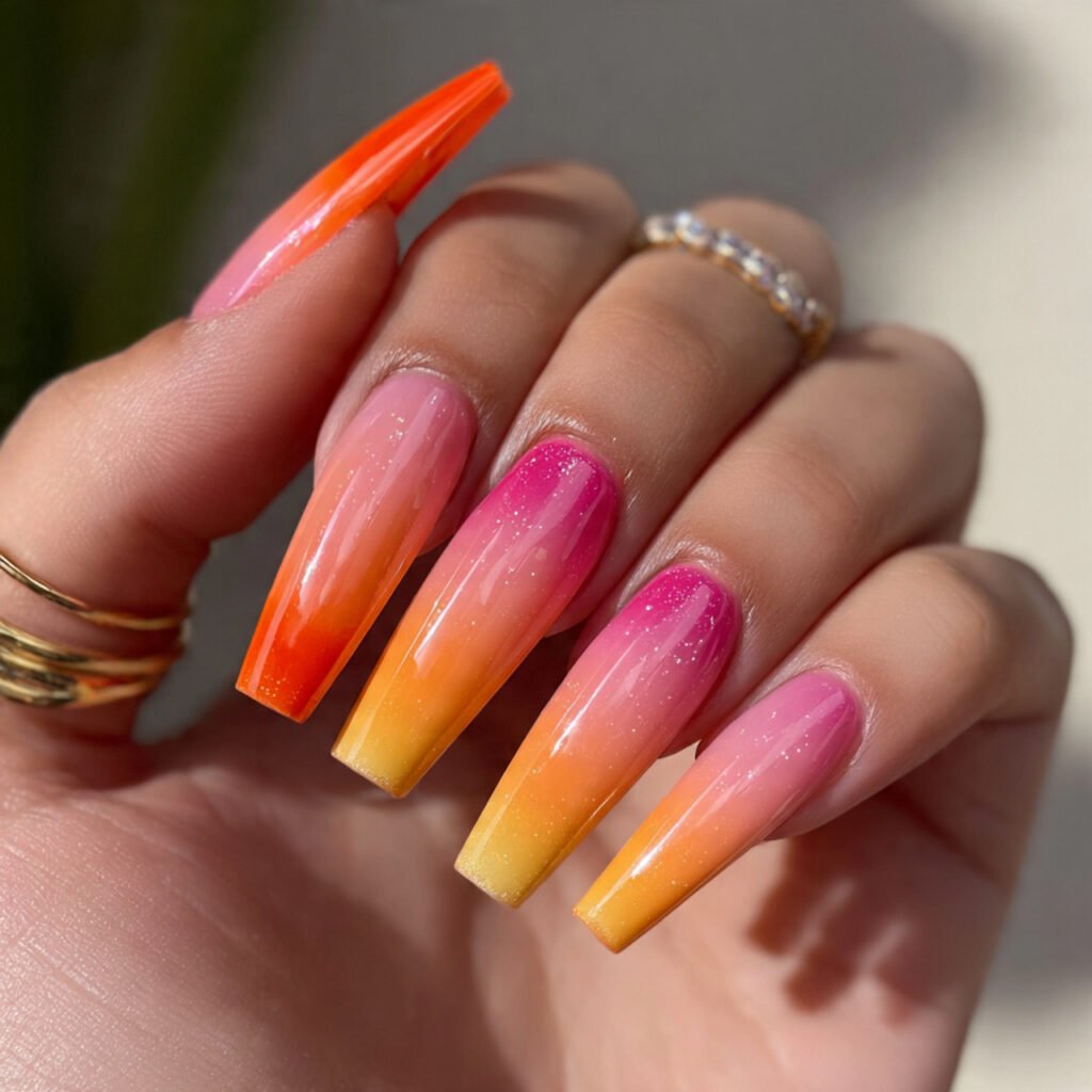 Sunset Orange Gradients