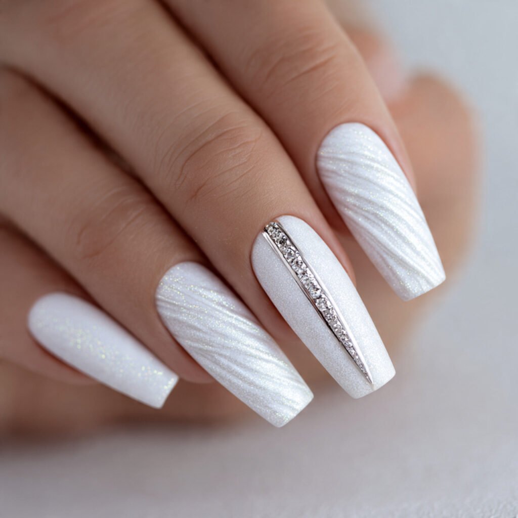 Negative Space White Graphic Shapes