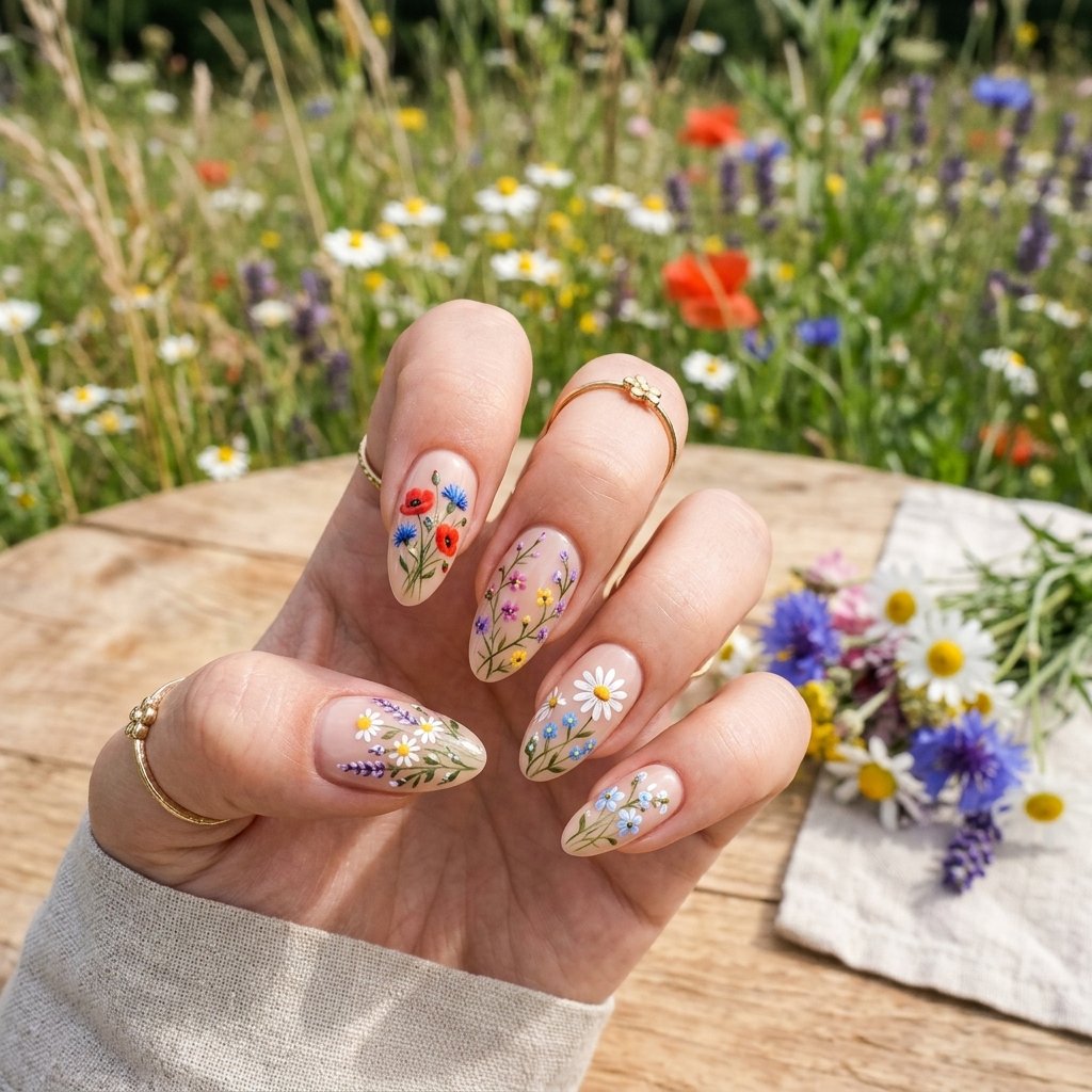 29 Wildflower Nail Ideas That Look Gorgeous on Every Shape 2 Best Wildflower Nail Ideas to Try This Season