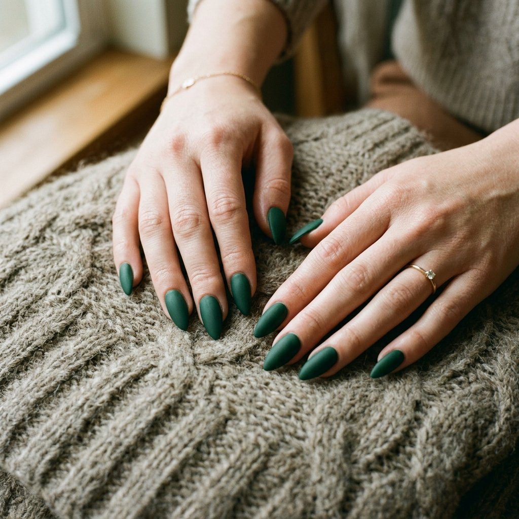 Matte Forest Green Elegance
