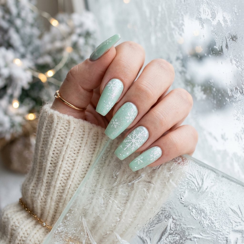 Mint Green Winter Wonderland Vibes