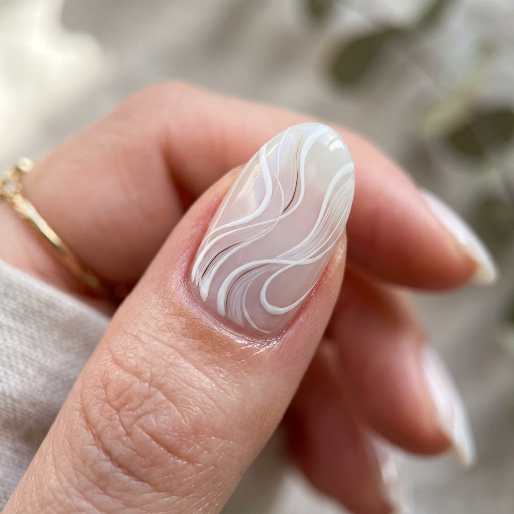 Abstract Winter Swirls