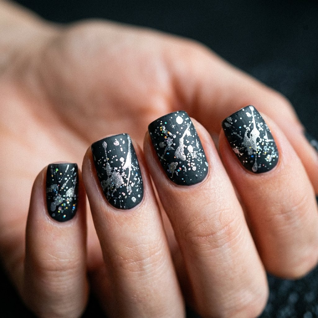 Abstract Paint Splatter