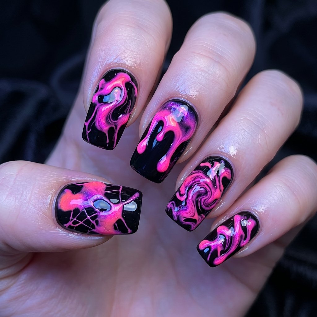 Abstract Pink Slime Design