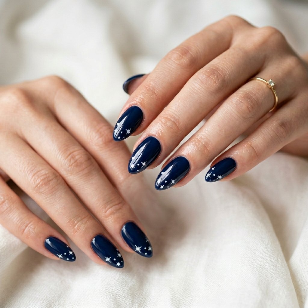 Almond Shape Patriotic Nail Ideas