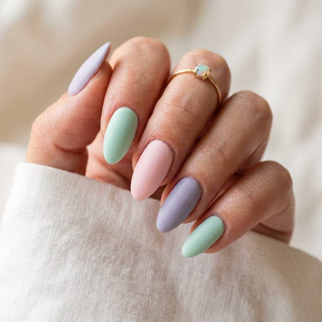 34 Stunning Trendy Summer Nails Worth Copying This Year 2026 6 Saltwater Taffy Nails