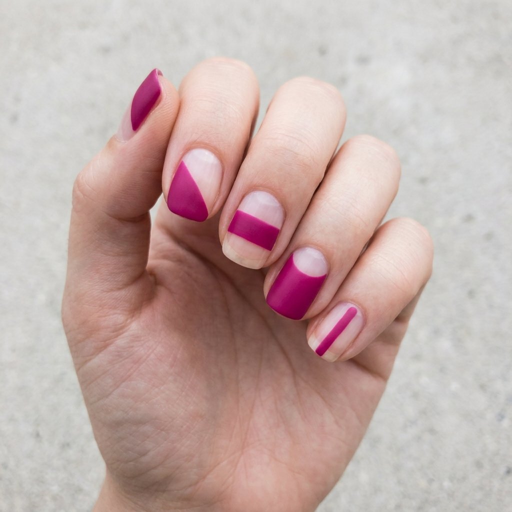 Bold Magenta Negative Space