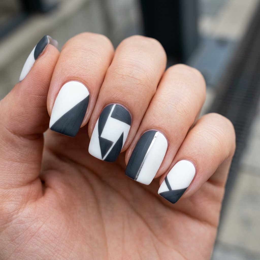 Charcoal gray white contrast abs… 202605230048