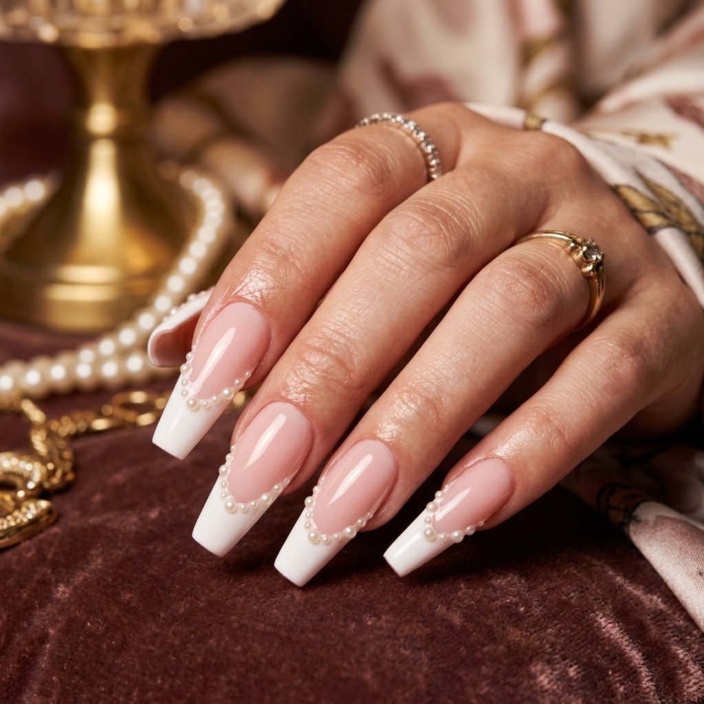 With Pearl Accents