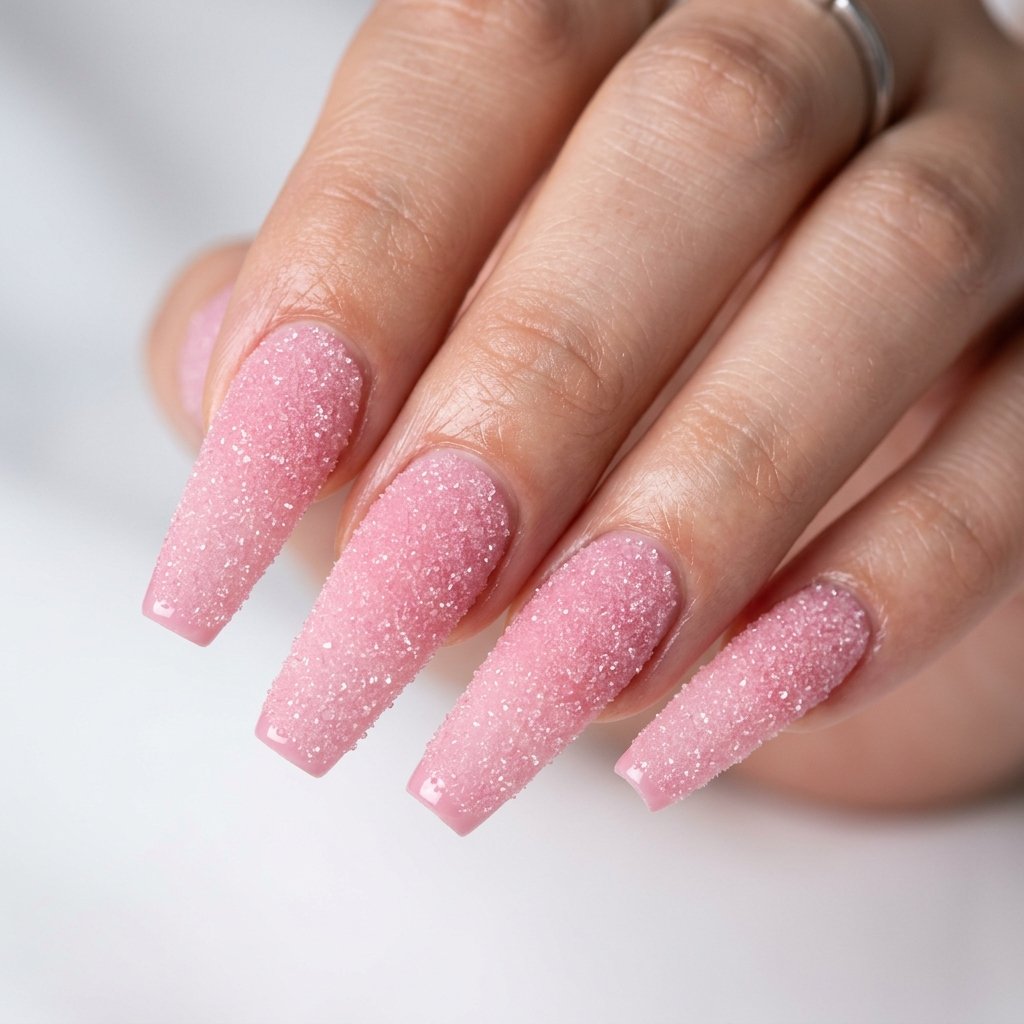 35 Most Gorgeous Cotton Candy Nails to Copy This Season 11 Frosted Pastel Finish