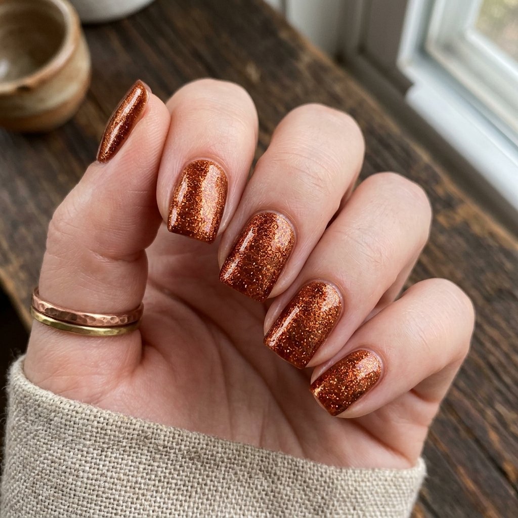 Rustic Copper Shimmer Concept