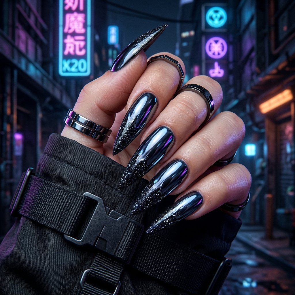 Cyberpunk Chrome Twinkle