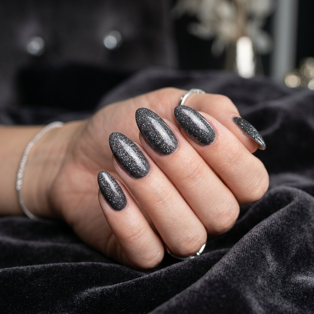 Moody Charcoal Diamond Dust