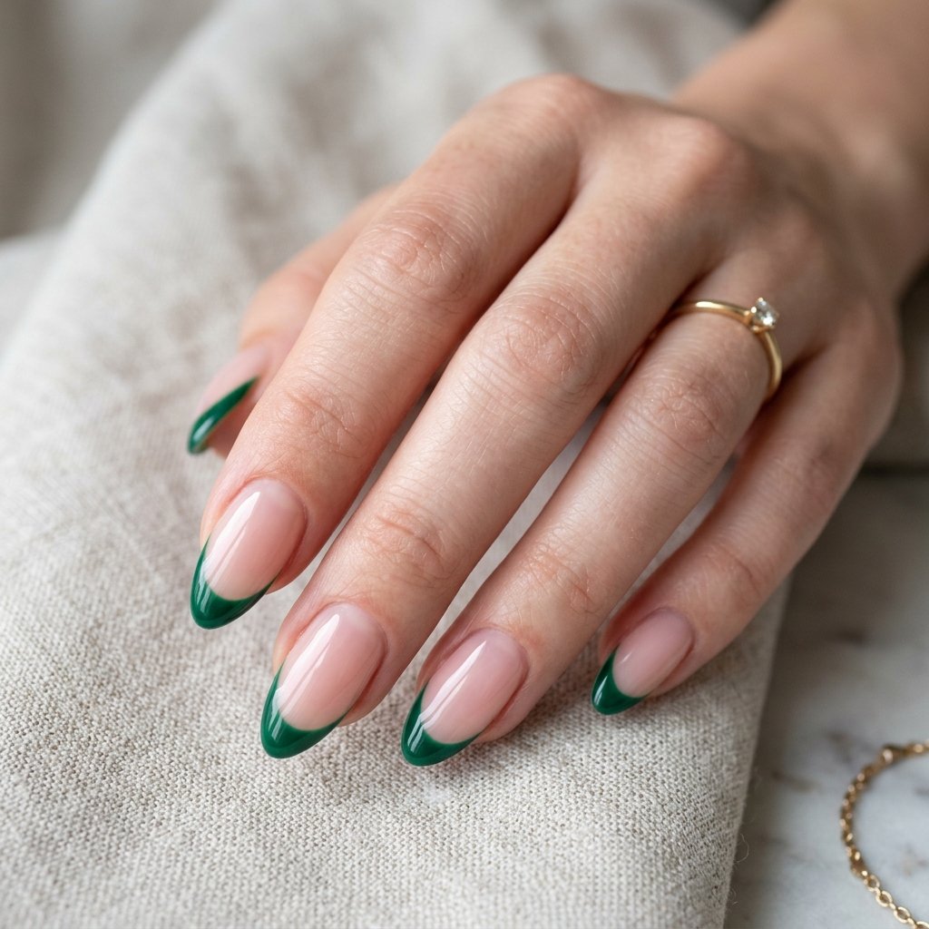 Emerald French Tip Variation