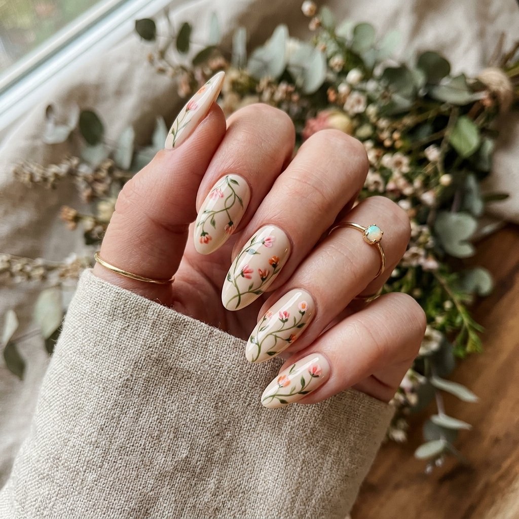 Delicate Floral Vine Accents