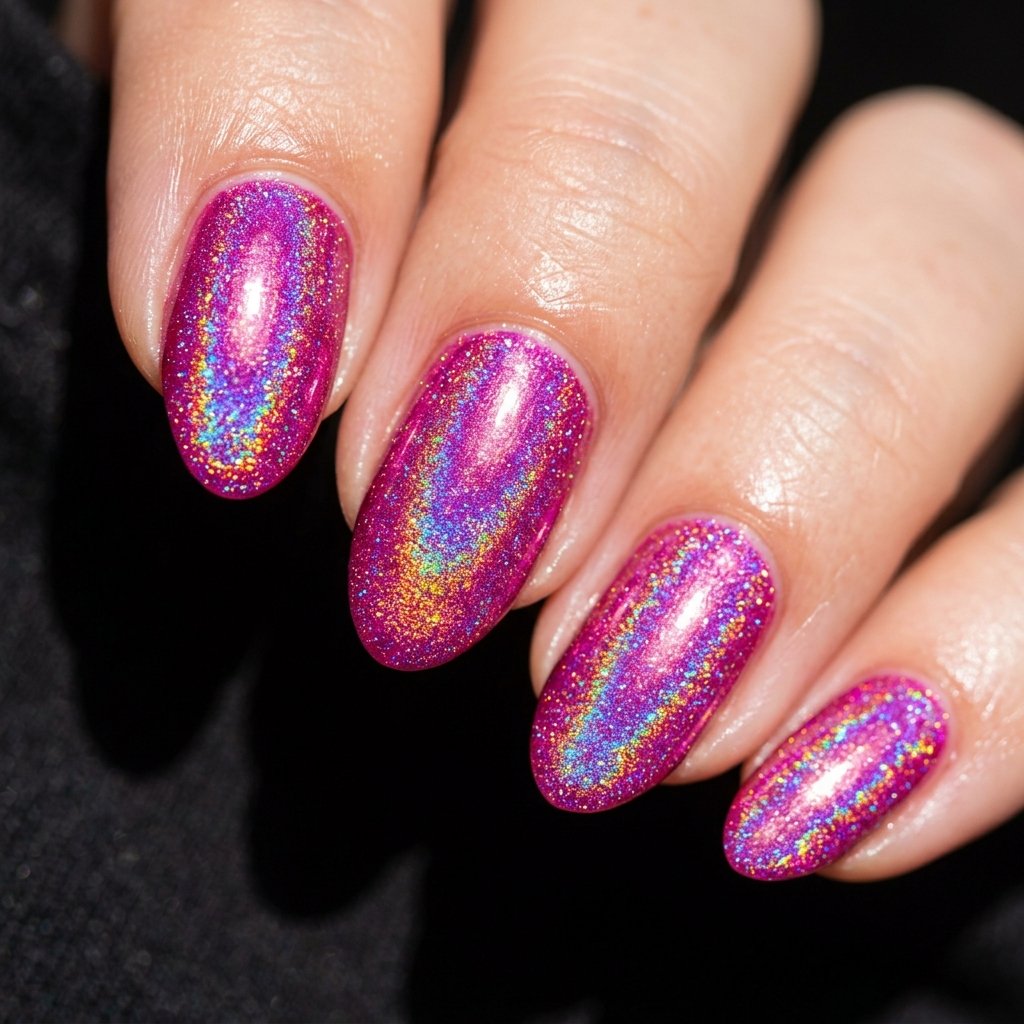 Holographic Fuchsia Glow