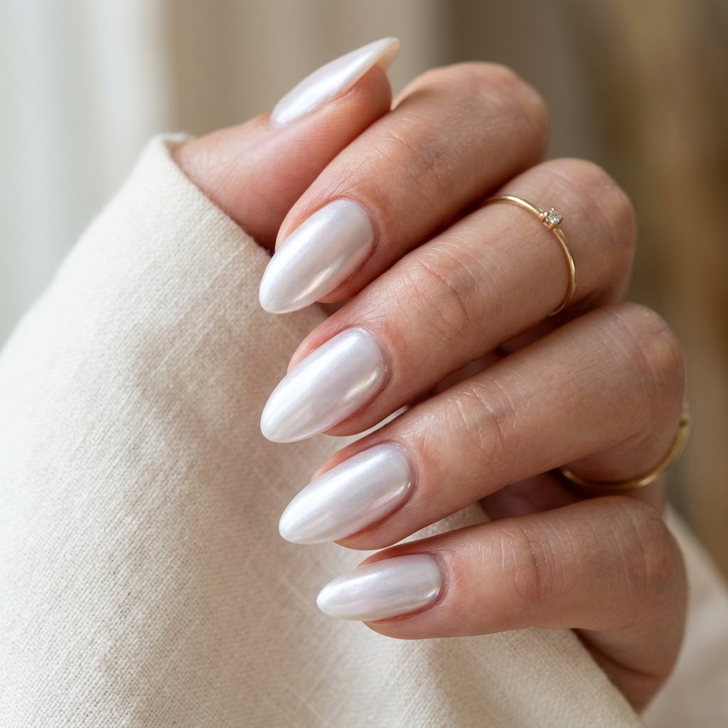 Shimmering Pearl Finish