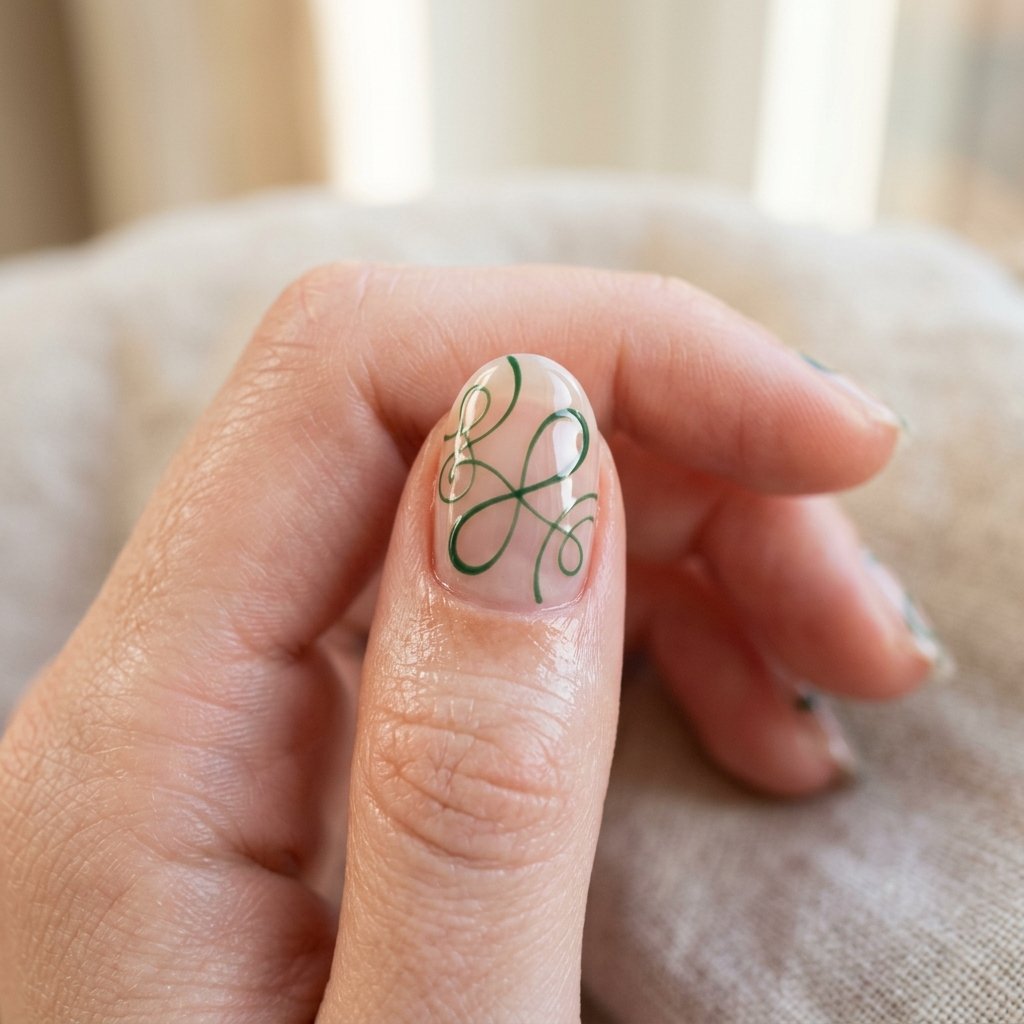 35 Stunning Forest Green Nails Ideas for a Chic Look 2026 36 Infinity Loop Design