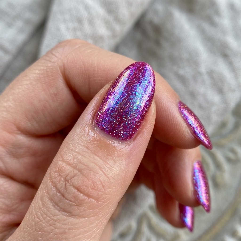 Iridescent Magenta Shimmer