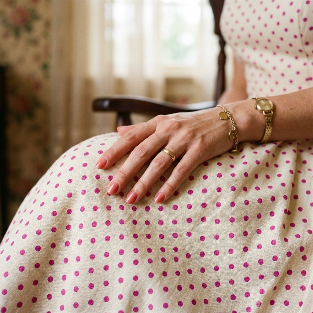 Retro Magenta and Cream Patterns