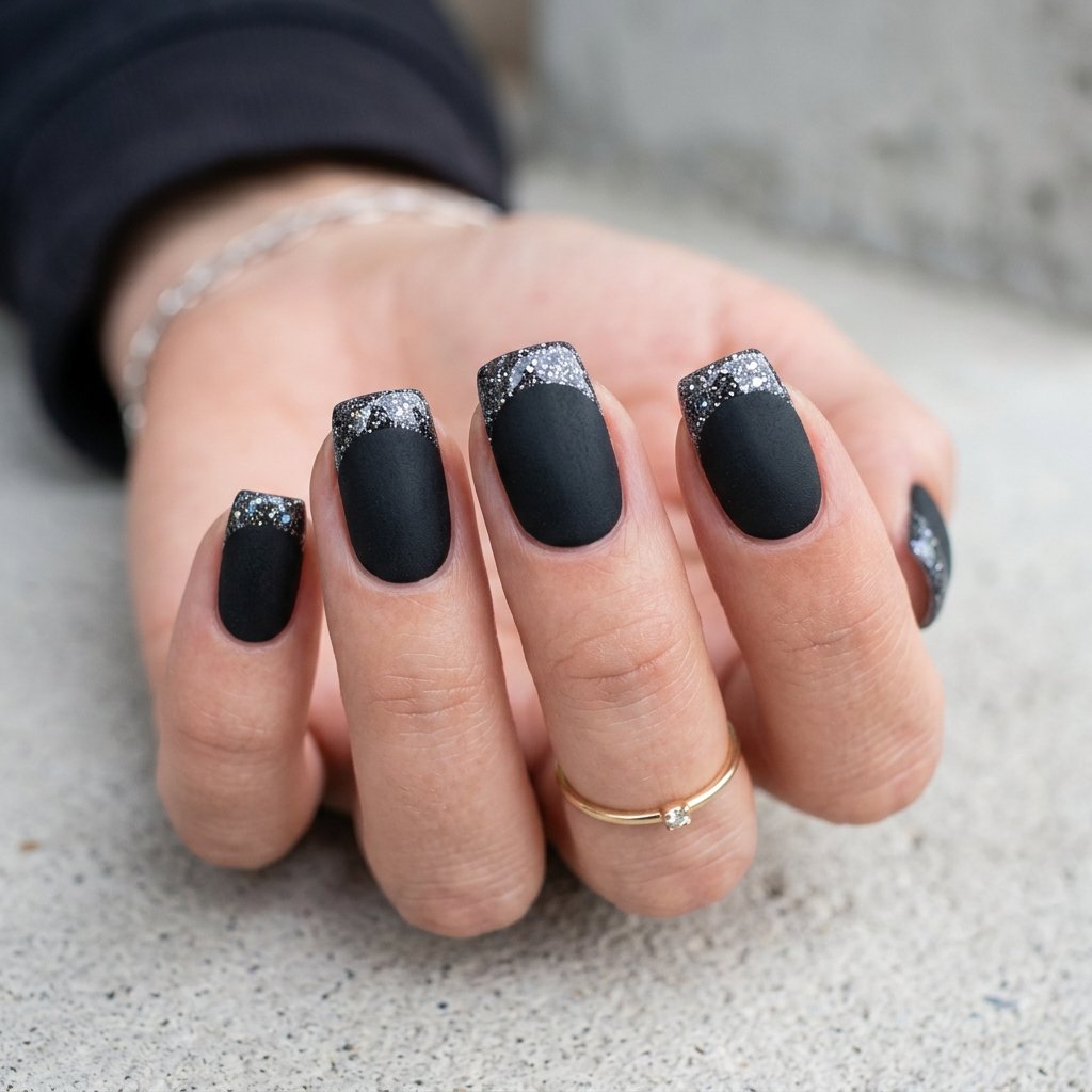 Matte Base Glossy Tips
