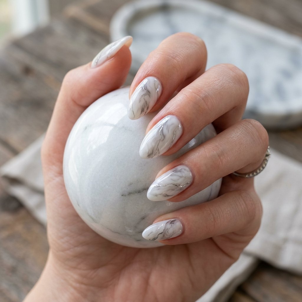 Silver Veined Marble