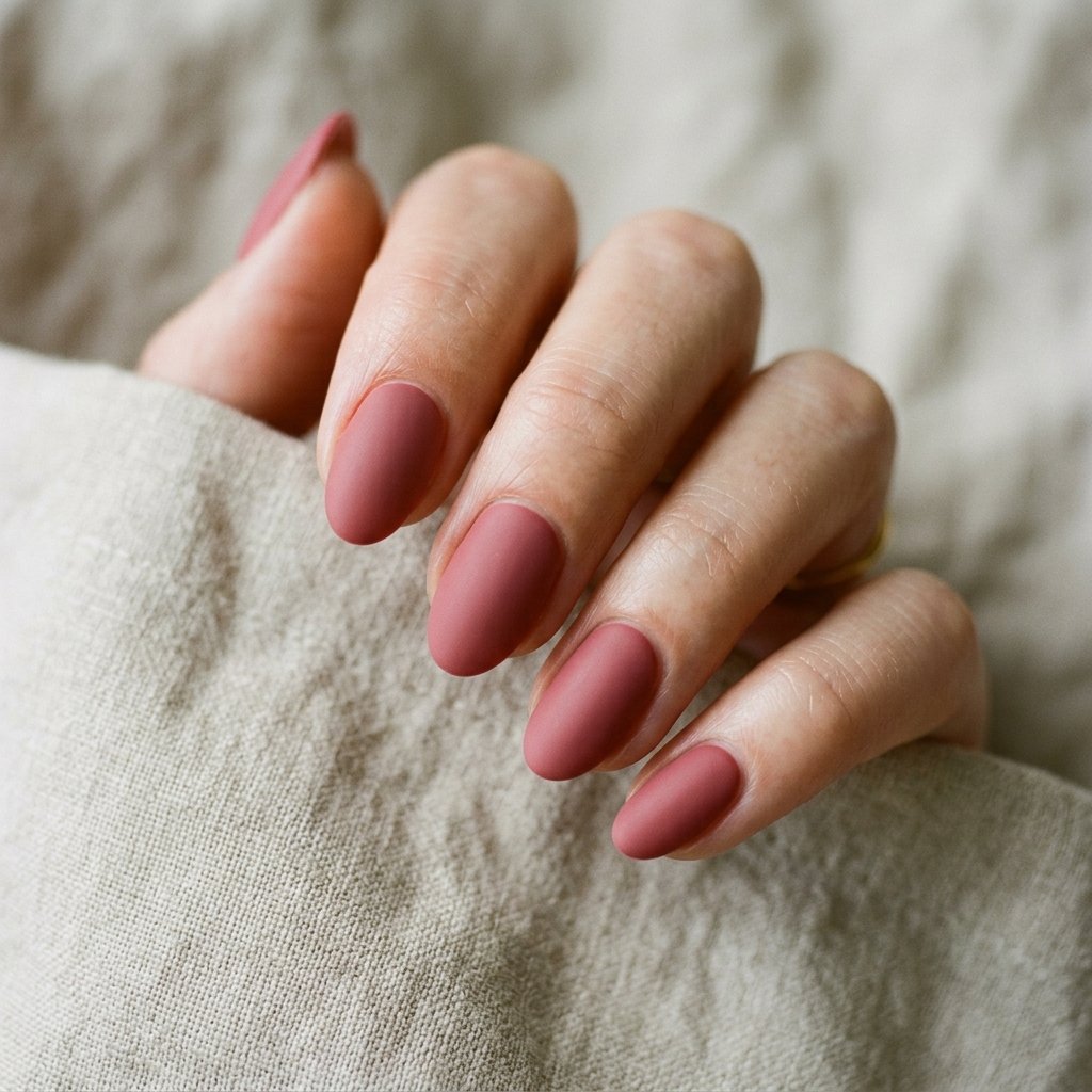 Muted Cranberry Pink