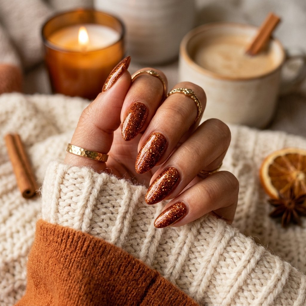 Warm Cinnamon Sparkle Concept